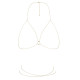 Bijoux Indiscrets Magnifique Bra Chain Gold