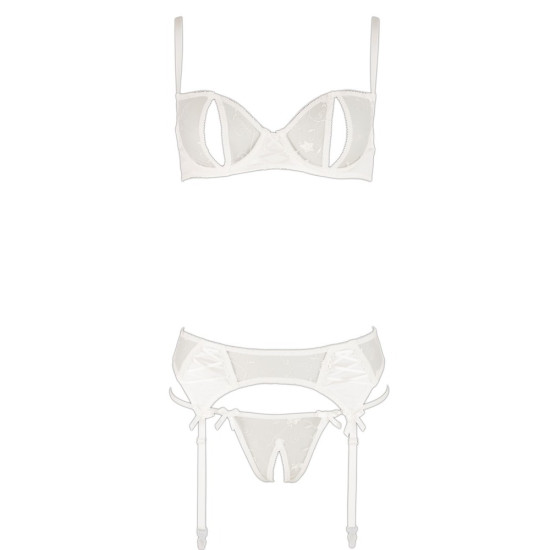 Cottelli Delicate Bra Set White