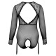 Cottelli Curves Long Sleeved Crotchless Body