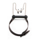 XR Silicone Bit Gag with Nipple Clamps