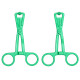 Green Scissor Nipple Clamps With Metal Chain