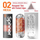 Tenga 02 Hexa Spinner Masturbator